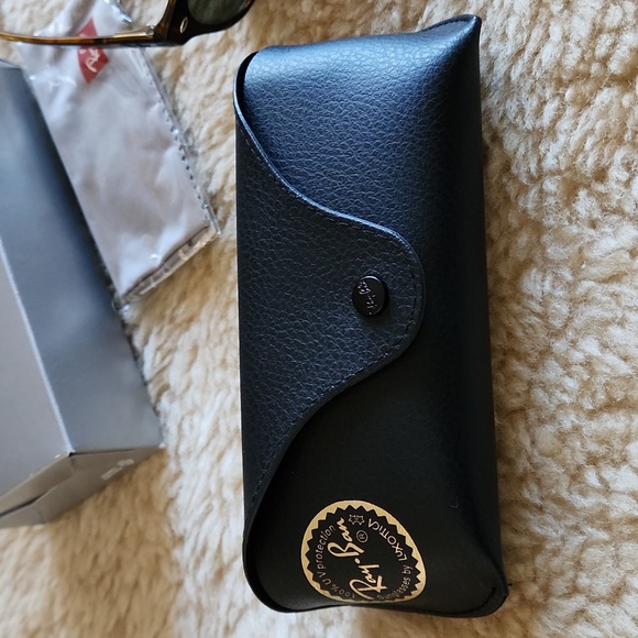 NWT IOB Ray-Ban Wayfarer Light Havana Polarized Sunglasses 👓 😎 - Picture 13 of 16